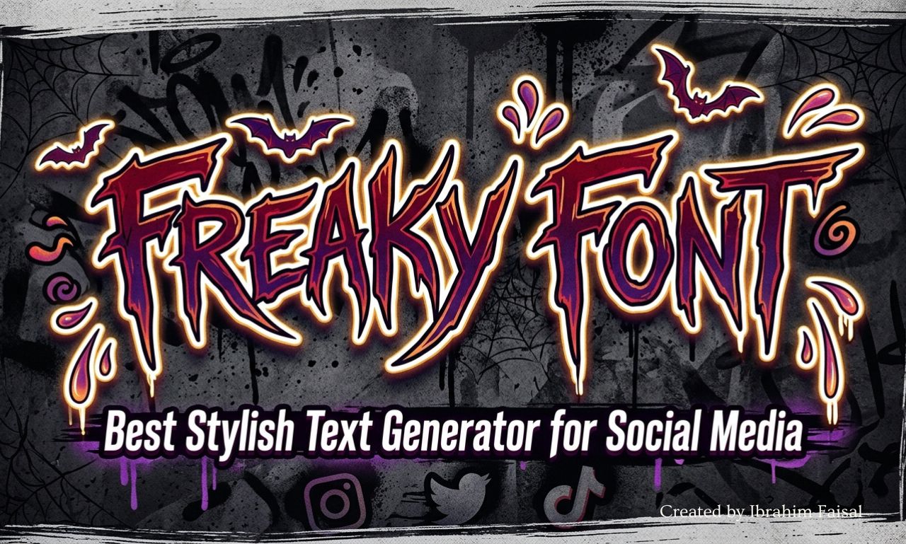 Freaky Font text generator