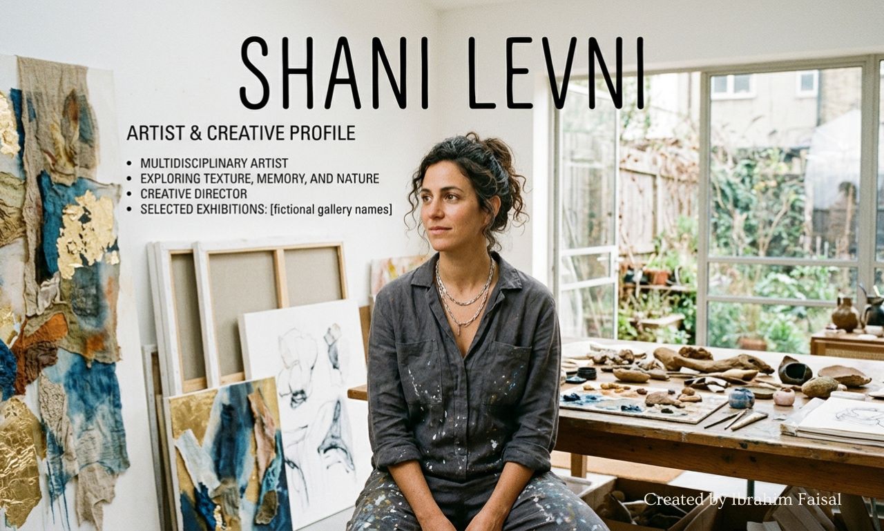 Portrait of multidisciplinary artist Shani Levni
