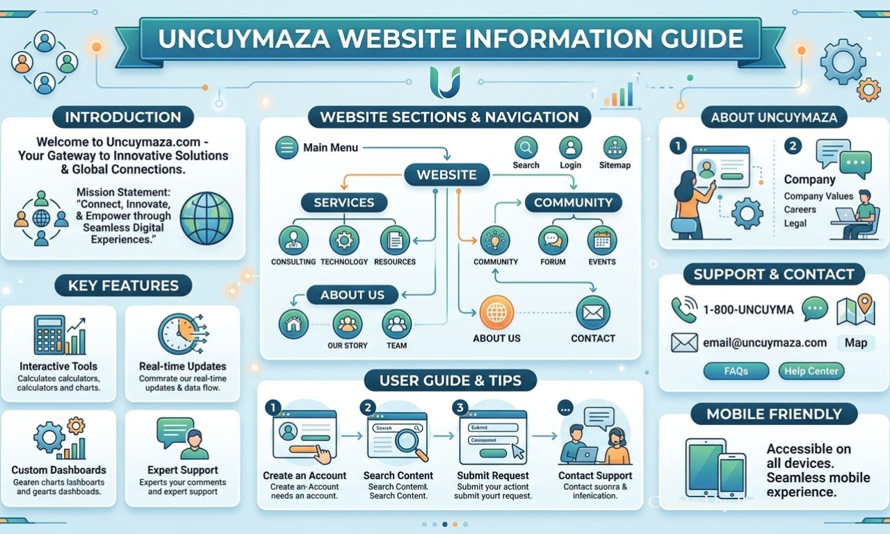 Uncuymaza website homepage and online platform.