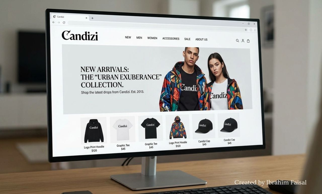 Candizi brand name displayed in a modern digital design